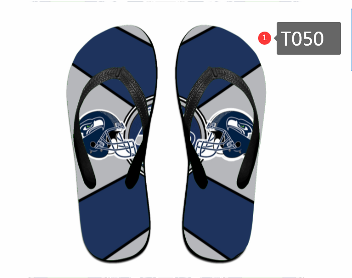 All Sizes Seattle Seahawks Flip Flops T050(Pls check description for details)